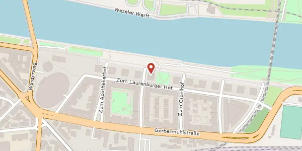 Karte der Umgebung von Deutschherrnufer 45, 60594 Frankfurt