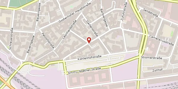 Karte der Umgebung von Schanzäckerstr. 33, 90443 Nürnberg