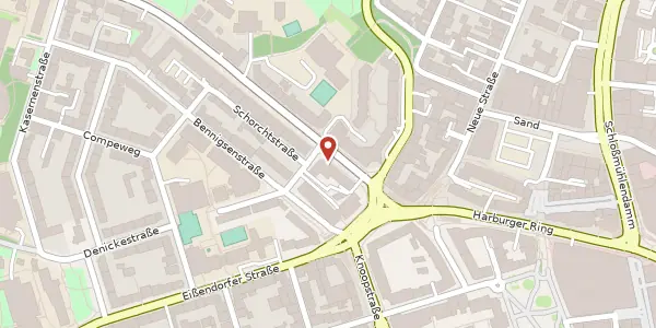 Karte der Umgebung von Schwarzenbergstraße 21, 21073 Hamburg