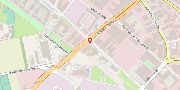 Karte der Umgebung von Rudolf-Diesel-Straße 11, 69115 Heidelberg