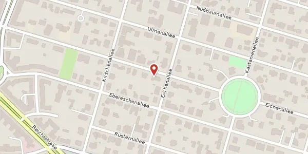 Karte der Umgebung von Eichenallee 30, 14050 Berlin