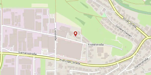 Karte der Umgebung von Liebigstraße 12, 73760 Ostfildern