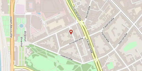 Karte der Umgebung von Freiligrathstr. 28, 40479 Düsseldorf