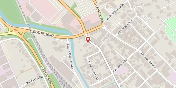 Karte der Umgebung von Bodelschwinghstr. 37, 58706 Menden