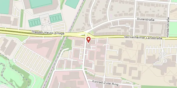 Karte der Umgebung von Harrlachweg 1, 68163 Mannheim