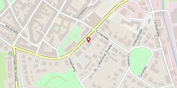 Karte der Umgebung von Dr.-Leber-Straße 36, 23966 Wismar