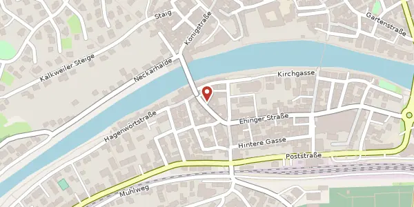 Karte der Umgebung von Königstraße 77, 72108 Rottenburg