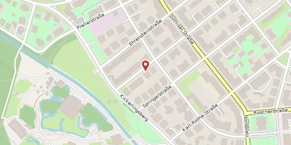 Karte der Umgebung von Trufanowstraße 8, 04105 Leipzig