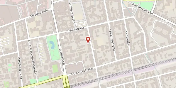 Karte der Umgebung von Wilhelmstr. 11, 63065 Offenbach