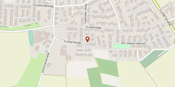 Karte der Umgebung von Am Wetscheshof 67, 47807 Krefeld
