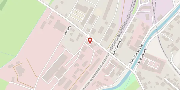 Karte der Umgebung von Bahnhofstraße 29, 17309 Pasewalk