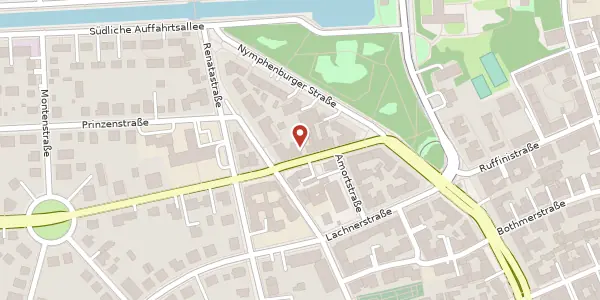 Karte der Umgebung von Romanstraße 5 EG, 80639 München