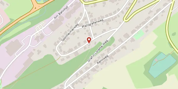 Karte der Umgebung von Wittelsbacherweg 2, 55765 Birkenfeld