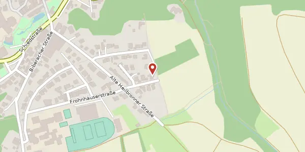 Karte der Umgebung von Max-Frik-Straße 6, 74206 Bad Wimpfen
