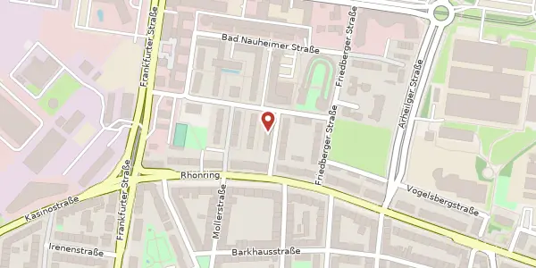 Karte der Umgebung von Büdinger Str. 35, 64289 Darmstadt