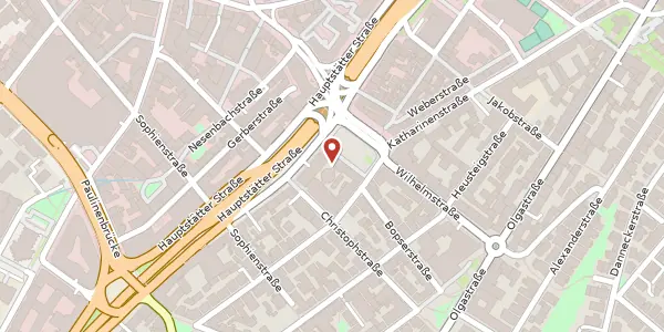 Karte der Umgebung von Wilhelmsplatz 11, 70182 Stuttgart