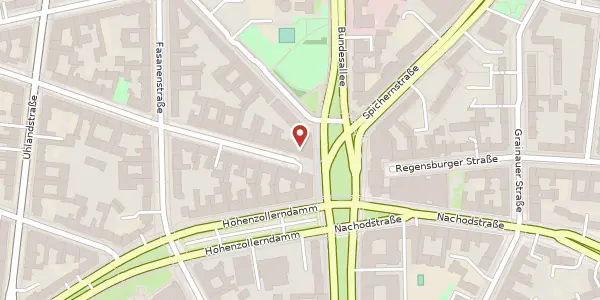 Karte der Umgebung von Pariser Straße 1, 10719 Berlin