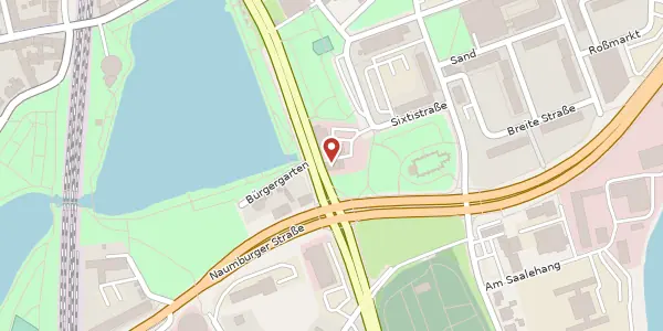 Karte der Umgebung von Weißenfelser Straße 2, 06217 Merseburg
