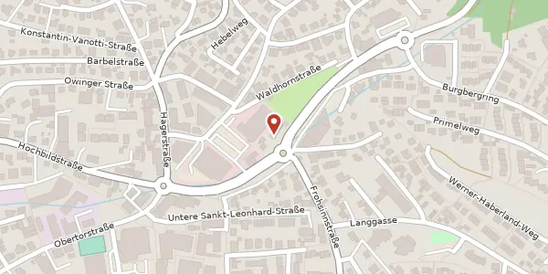 Karte der Umgebung von Lippertsreuterstraße 17, 88662 Überlingen