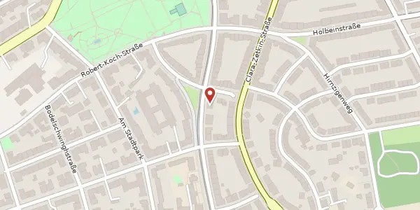 Karte der Umgebung von Windthorststraße 17, 99096 Erfurt