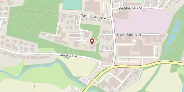 Karte der Umgebung von Hohe Warte 2, 91080 Erlangen Spardorf