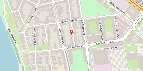 Karte der Umgebung von Bellenstraße 70, 68163 Mannheim
