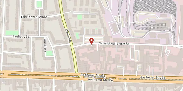 Karte der Umgebung von Scheidtweilerstr. 89, 50933 Köln