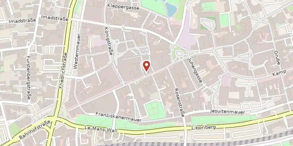 Karte der Umgebung von Westernstr. 12, 33098 Paderborn