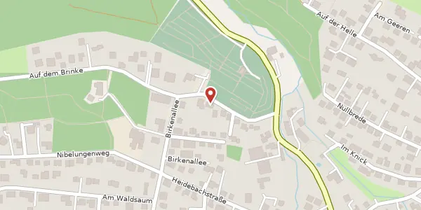 Karte der Umgebung von Auf dem Brinke 11, 32760 Detmold