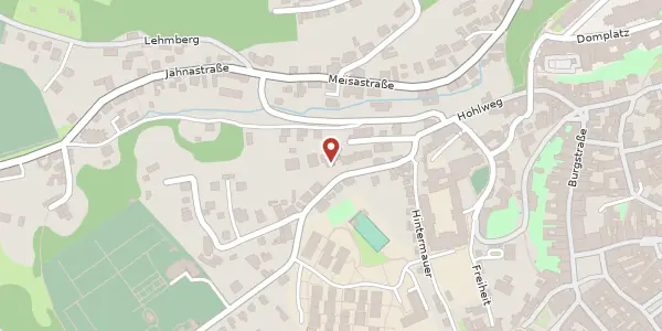 Karte der Umgebung von Nossener Straße 15, 01662 Meißen