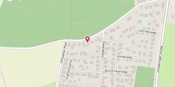 Karte der Umgebung von Alter Postweg 37, 27624 Bad Bederkesa