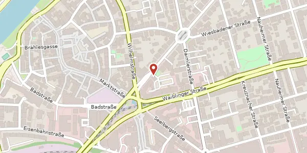 Karte der Umgebung von König-Karl-Straße 49, 70372 Stuttgart