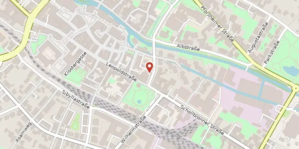 Karte der Umgebung von Friedrichstraße 1 B, 76275 Ettlingen
