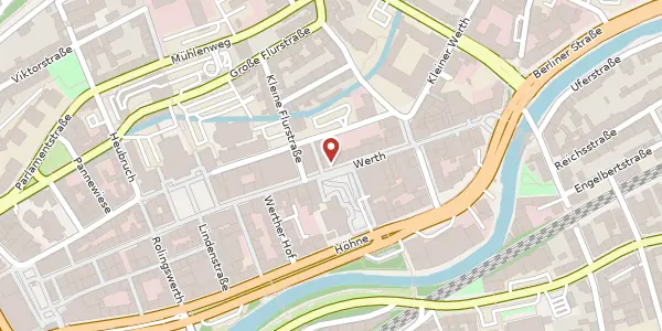 Karte der Umgebung von Werth 67-69, 42275 Wuppertal