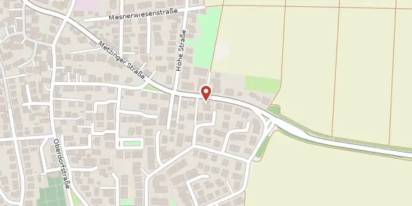 Karte der Umgebung von Metzinger Straße 66, 70794 Filderstadt