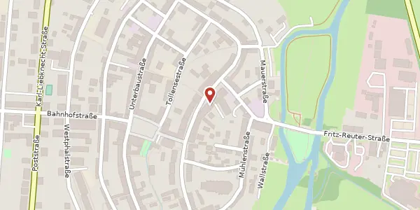 Karte der Umgebung von Oberbaustraße 60, 17087 Altentreptow