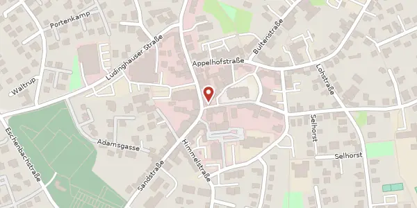 Karte der Umgebung von Lambertus-Kirchplatz 10, 59387 Ascheberg