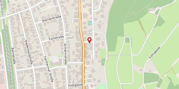 Karte der Umgebung von Hochstraße 3, 64625 Bensheim