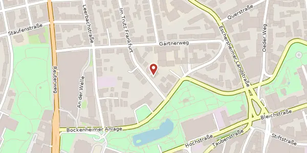 Karte der Umgebung von Im Trutz Frankfurt 10, 60322 Frankfurt
