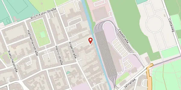 Karte der Umgebung von Angerstraße 30 e, 04177 Leipzig