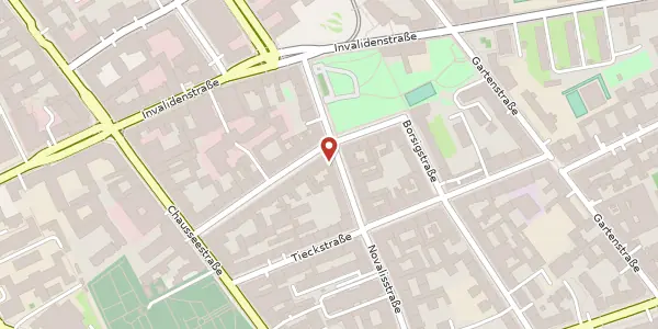 Karte der Umgebung von Eichendorffstraße 17, 10115 Berlin
