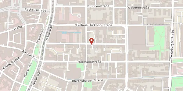 Karte der Umgebung von Marktstr. 28, 33602 Bielefeld