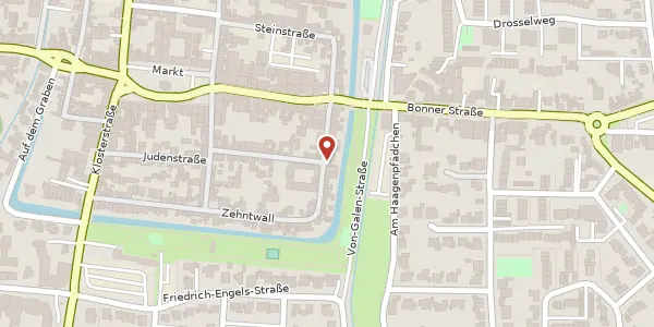 Karte der Umgebung von Zehntwall 17, 50374 Erftstadt