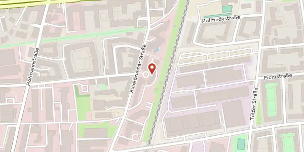 Karte der Umgebung von Baierbrunner Str. 25, 81379 München