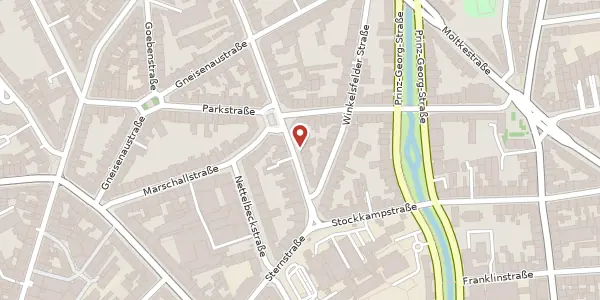Karte der Umgebung von Blücherstr. 64, 40477 Düsseldorf