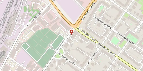 Karte der Umgebung von Chemnitzer Straße 59 b, 01187 Dresden