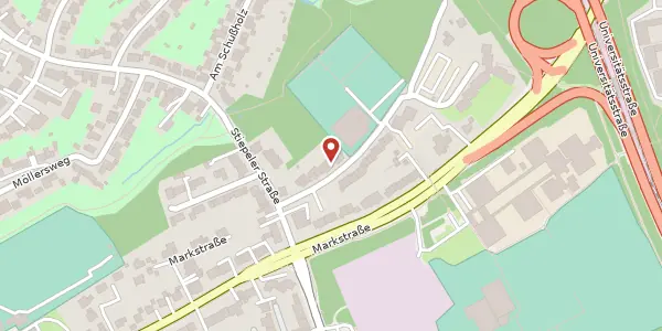 Karte der Umgebung von Stiepeler Str. 67 f, 44799 Bochum
