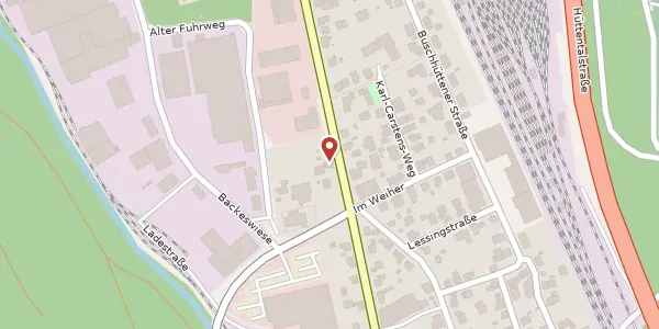 Karte der Umgebung von Siegener Str. 104-106, 57223 Kreuztal