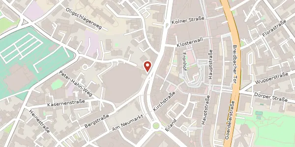 Karte der Umgebung von Kölner Str. 105, 42651 Solingen
