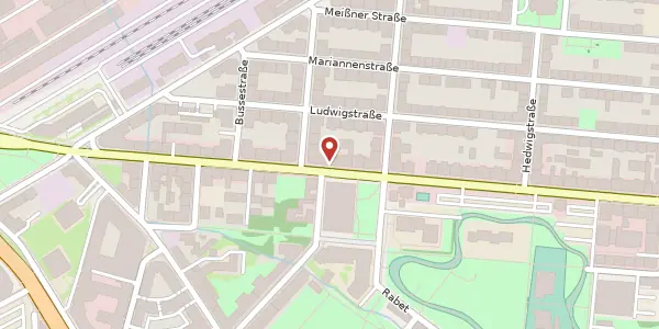 Karte der Umgebung von Eisenbahnstraße 29, 04315 Leipzig